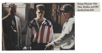 Rollins, Henry / With Prime Minister Pete Nice and MC Serch (1991)