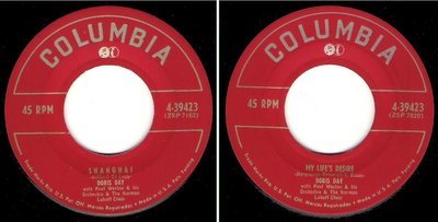 Day, Doris / Shanghai (1951) / Columbia 4-39423 (Single, 7&quot; Vinyl)