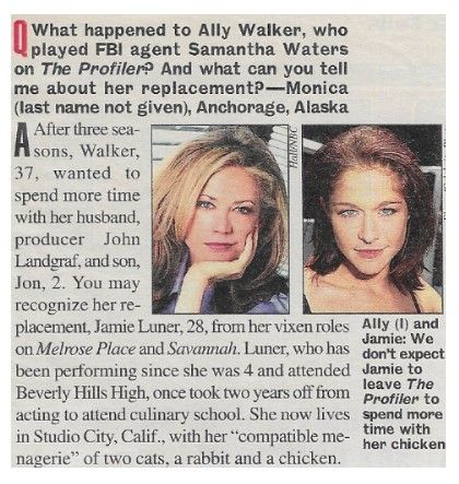 Walker, Ally / What Happened to Ally Walker? (2000)