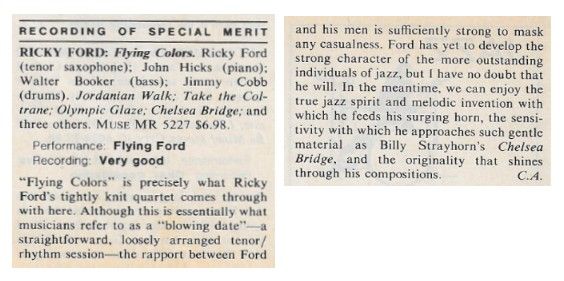 Ford, Ricky / Flying Colors (1981)