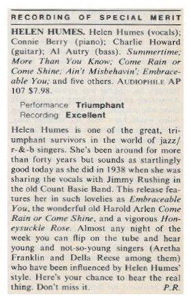 Humes, Helen / Helen Humes (1981)
