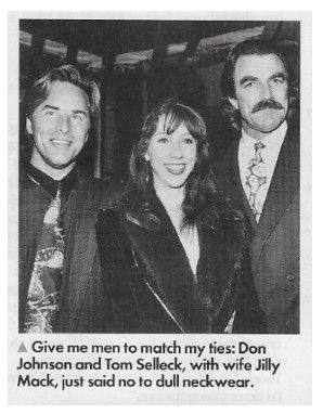 Selleck, Tom / Rainforest Benefit-with Don Johson-Jilly Mack (1990)