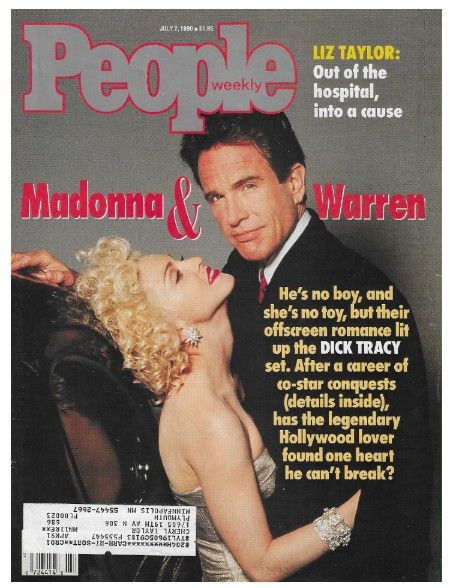 Madonna / Madonna + Warren-People Weekly Cover Photo (1990)