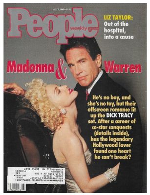 Madonna / Madonna + Warren-People Weekly Cover Photo / 1990