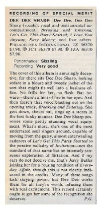 Sharp, Dee Dee / Dee Dee (1981)