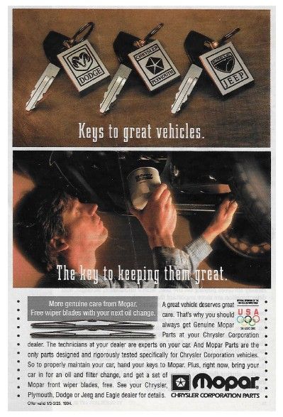 Mopar / Keys to Great Vehicles (1994)