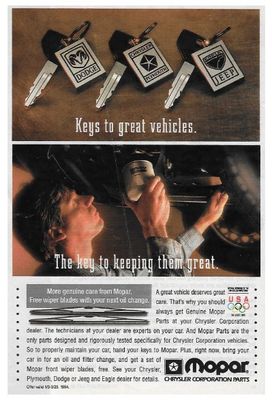 Mopar / Keys to Great Vehicles (1994)