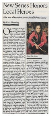 Gilmore, Jimmie Dale / New Series Honors Local Heroes (1991)
