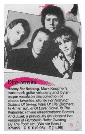 Dire Straits / Money for Nothing (1988)