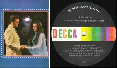 Twitty, Conway (+ Loretta Lynn) / Lead Me On (1971) / Decca ST-94325
