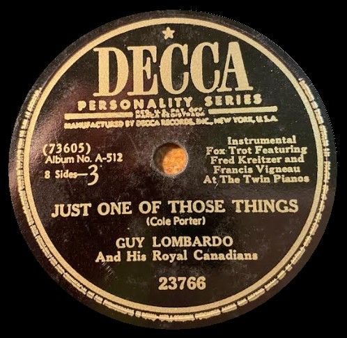 Lombardo, Guy / Just One of Those Things (1946) - Instrumental