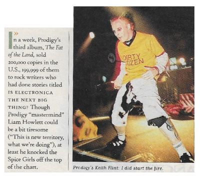 Prodigy / Prodigy&#39;s Keith Flint: I Did Start the Fire (1998)