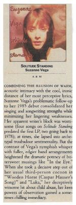 Vega, Suzanne / Solitude Standing (1987)