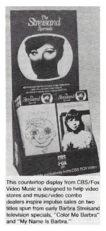 Streisand, Barbra / Countertop Display (1986)