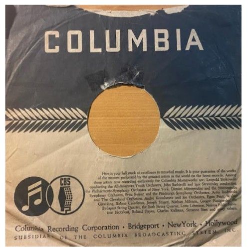 Columbia / Here is Your Hall Mark of Excellence in Recorded Music (1939)