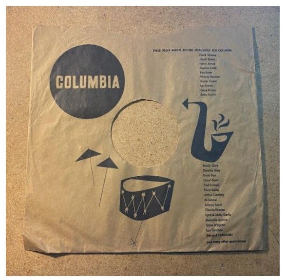 Columbia / These Great Artists Record Exclusively for Columbia-Frank Sinatra (1947)