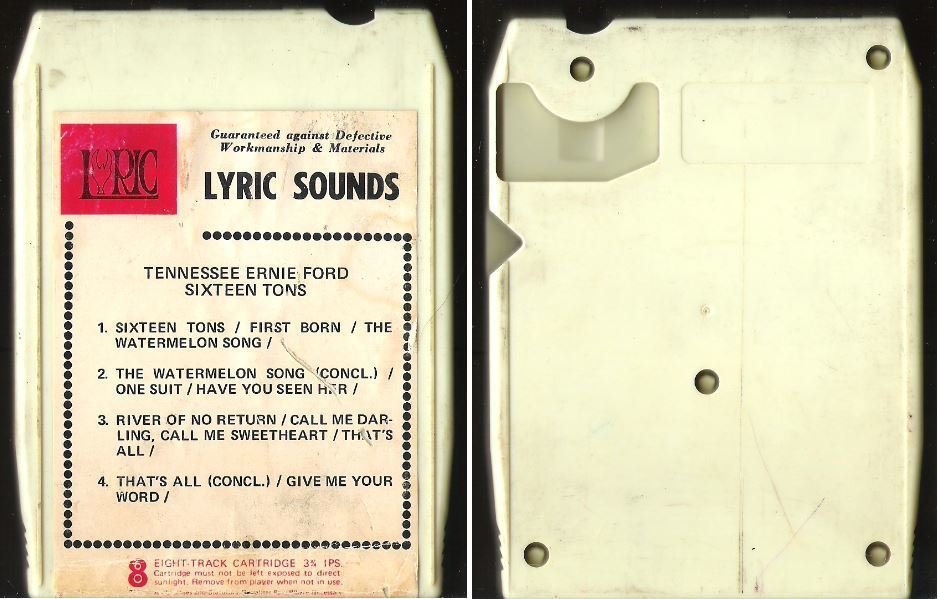 Ford, Tennessee Ernie / Sixteen Tons / Lyric Sounds (8-Track Tape)
