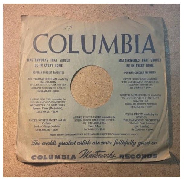 Columbia / Masterworks That Should Be in Every Home (1945) - Sir Thomas Beecham