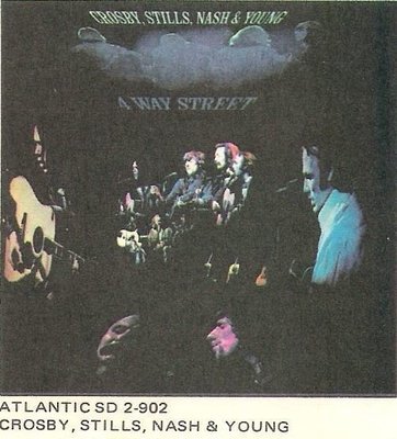 Crosby, Stills, Nash + Young / 1971 Magazine Ad for &quot;4 Way Street&quot; LP