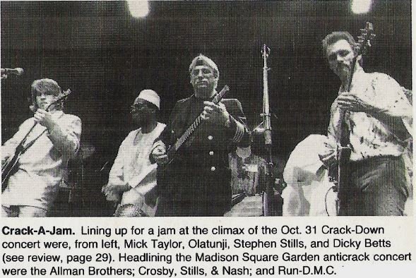 Stills, Stephen (+ Others) / Crack-A-Jam (1986) / Magazine Photo with Caption