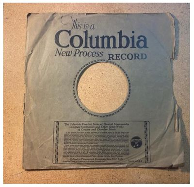 Columbia / New Process Record (1925)