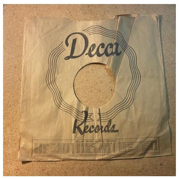 Decca / Ceiling Prices of Decca Records (1947)