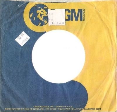 MGM / &quot;MGM Records&quot; / Dark Blue-Dark Yellow (Record Company Sleeve, 7&quot;)