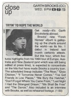 Brooks, Garth / Tryin&#39; to Rope the Wind (1995)