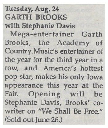 Brooks, Garth / Garth Brooks with Stephanie Davis (1993)