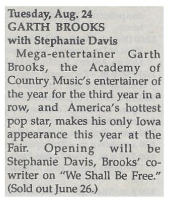Brooks, Garth / Garth Brooks with Stephanie Davis (1993)