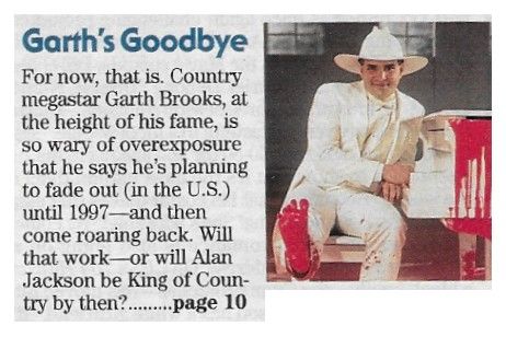 Brooks, Garth / Garth&#39;s Goodbye (1993)