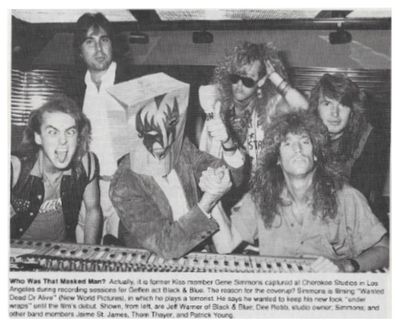 Black &#39;N Blue / Who Was That Masked Man? (1986) - with Gene Simmons