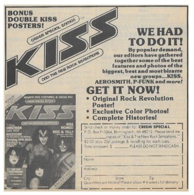 Kiss / Bonus Double Kiss Posters! (1978)
