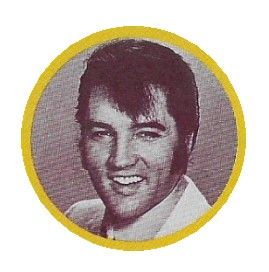 Presley, Elvis / Closeup-Smiling (1969) - Yellow Border