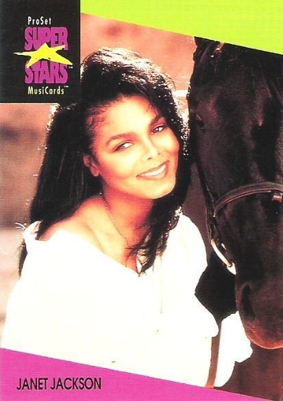 Jackson, Janet / ProSet SuperStars MusiCards #59 | Music Trading Card (1991)