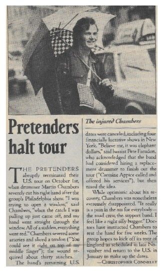 Pretenders, The / The Pretenders Halt Tour (1981)