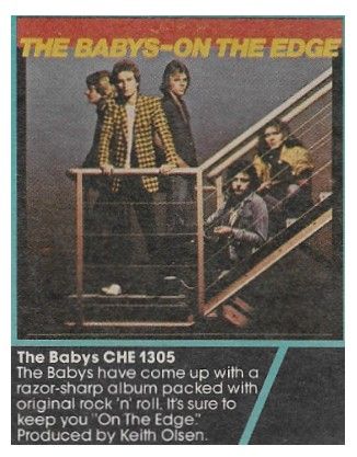 Babys, The / On the Edge (1980) - Chrysalis