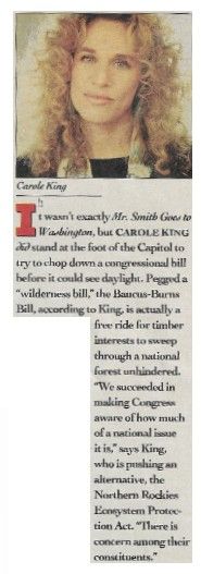 King, Carole / The Baucus-Burns Bill (1992)