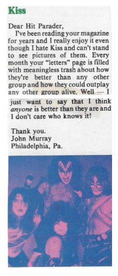 Kiss / Anyone Is Better Than They Are (1977)