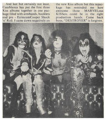 Kiss / Casablanca Has Put the First Three Kiss Albums Together (1977)