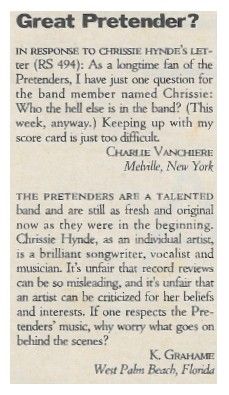 Pretenders, The / Great Pretender? (1987)
