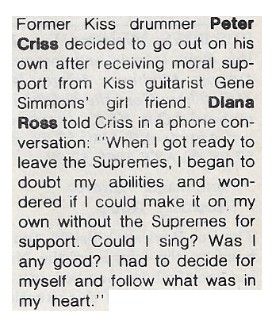 Criss, Peter / Out On His Own (1981)