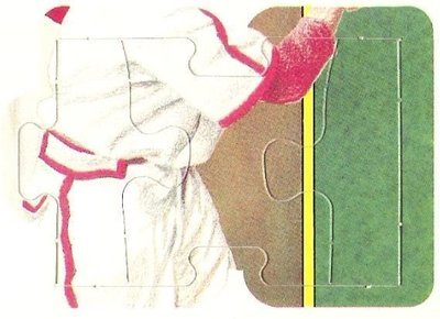 Musial, Stan / St. Louis Cardinals (1988) / Donruss Puzzle Card / Pieces 43, 44 + 45 (Baseball Card)