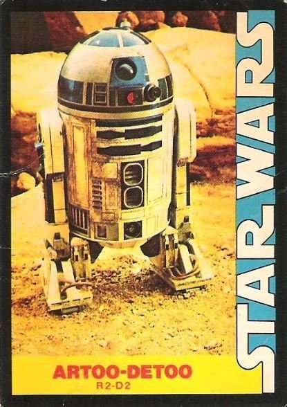 Star Wars / Artoo-Detoo (1977) / Wonder Bread #8 (Trading Card)