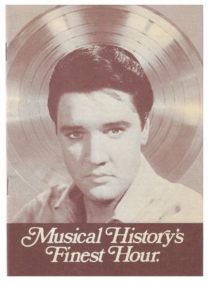 Presley, Elvis / Musical History's Finest Hour. (1977) - by Wayne Stierle