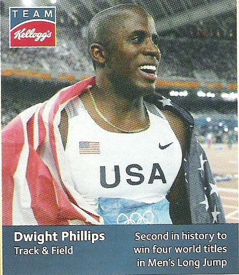 Phillips, Dwight / USA Olympic Team (2012) / Track + Field (Trading Card)