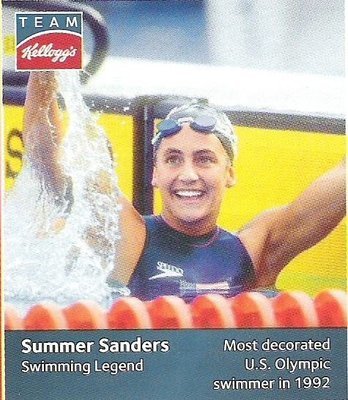 Sanders, Summer / USA Olympic Team (2012) / Swimming Legend (Trading Card)