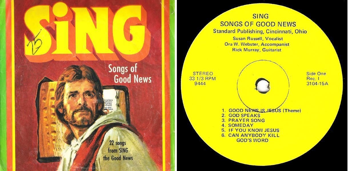 Russell, Susan / Sing Songs of Good News (1974) / Standard Publishing 9444 / Two Record Set