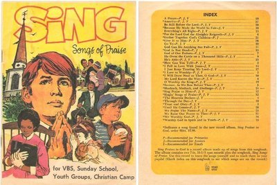 Various Artists / Sing Songs of Praise (1972) / Standard Publishing 9243 (Song Book)