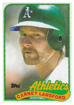 Lansford, Carney / 1989 Oakland Athletics / Topps #47